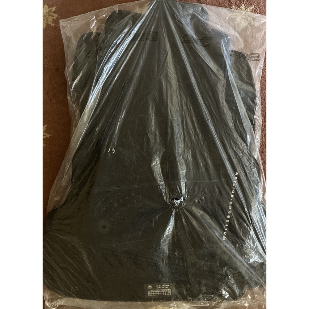 NEW Volkswagen-Wolfsburg Edition 5G1-061-370-A-WGK BLACK 4-Piece Floor Mats OEM
